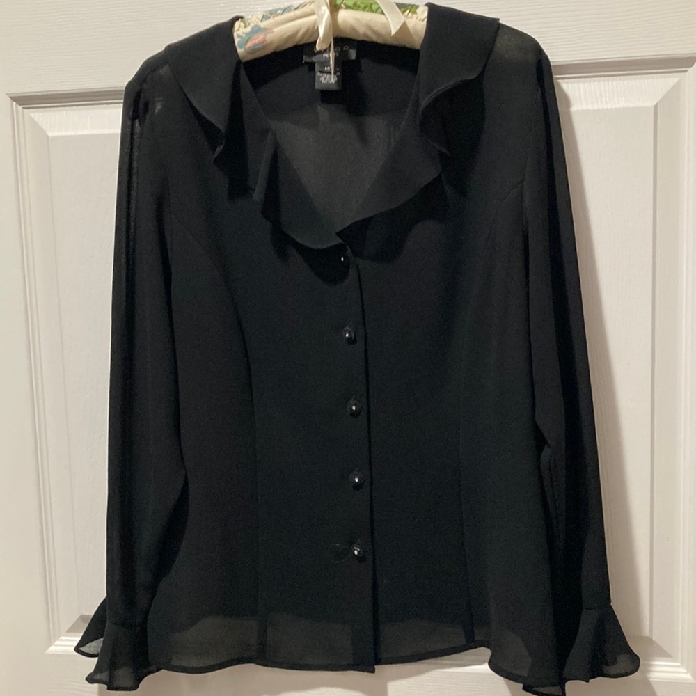 Ladies black blouse